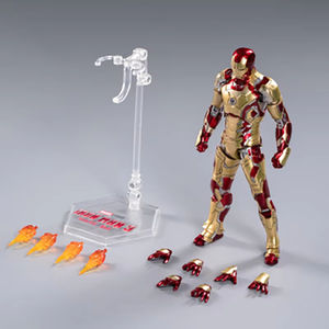 Zd Toys Original Marvel <span class=keywords><strong>Action</strong></span> Figure in Scala 1/10 <span class=keywords><strong>Iron</strong></span> <span class=keywords><strong>Man</strong></span> Edizione 10° Anniversario Modello MK42 in Plastica con Giunti Mobili Non Luminoso - Product Image 2