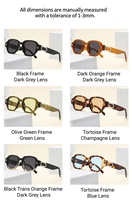 Lunettes de soleil géométriques haut de gamme avec logo personnalisé, design polygonal rétro tendance, protection UV400, pour collections de boutiques