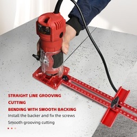 Gabarit de fraisage circulaire de 400 mm pour le travail du bois, guide de découpe circulaire pour routeur, localisateur de perçage pour menuiserie