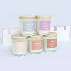 Frascos de Vidrio Esmerilado Hechos a Mano para Velas sin Humo con Tapas - Decoración Ecológica para el Hogar para Acción de Gracias y el Día del Padre - Product Image 1