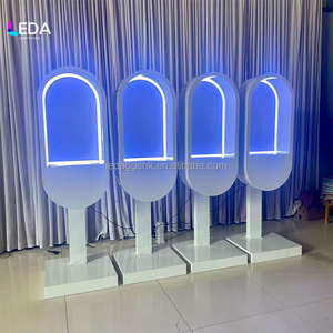 LEDA Hot Selling White Telephone Booth Events Metal <b>Frame</b> <b>Wedding</b> Decoration Party Backdrop Photo Telephone New Arrival - Product Image 6