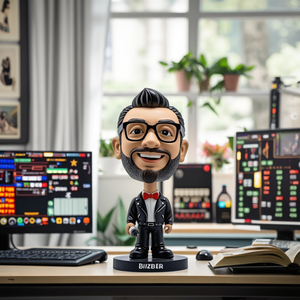 Tùy Chỉnh <span class=keywords><strong>3D</strong></span> Nhựa Ca Sĩ Hình Ảnh Bobble Đầu Búp Bê Sợi Thủy Tinh Bức Tượng Bức Tượng Cho Văn Phòng Nhà Đồ Trang Trí Tiểu Thuyết Xe Mô Hình - Product Image 1