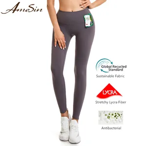 LULU Buttery Soft Eco-friendly Women's High Waist Workout Yoga Pants Recycled Booty Leggings For Women