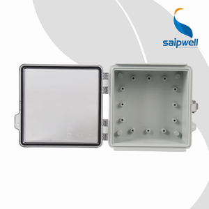 Saipwell صندوق توصيلات بلاستيكي/غطاء واضح + Grey قاعدة صندوق مقاوم للماء/في الهواء الطلق البولي التبديل مربع - Product Image 5