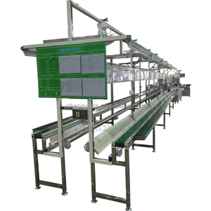 Cinta transportadora de pvc personalizada OEM, cinta transportadora de pvc de estructura simple, línea de productos, línea de montaje electrónica - Product Image 6