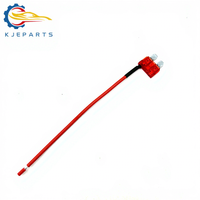 Adaptor 2Pin Tempat Sekring Kabel Harness Pengkabelan Peralatan Listrik dengan Sekring 5A 10A 15A 20A untuk Mobil
