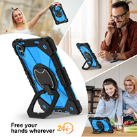 Coques de tablette hybrides robustes en silicone pour Xiaomi Redmi Pad 2 Pro 2025 12,1 pouces Poignée de main Sangle d'épaule Coque robuste