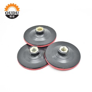 OUDU 100mm tondi lucidatura a diamante tamponi per lucidatura in plastica resistente e piastra di supporto per smerigliatrice angolare - Product Image 4