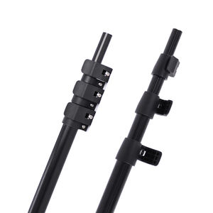 Poste Telescópico de Aluminio con Bloqueo de Abrazadera y Mango de PVC para Herramienta de Extensión Extensible - Product Image 1