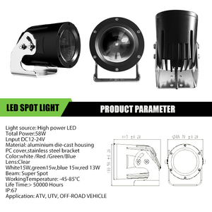 Mini Led Whip off Road <b>Lights</b> Laser Search Rgb Switch Color Controlled Laser Whip <b>Light</b> - Product Image 4