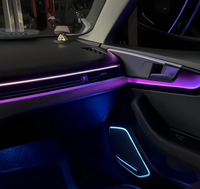 Éclairage ambiant dynamique LED 64 couleurs de haute qualité ZX 12V pour la décoration intérieure des Audi A5 deux portes 2017-2024