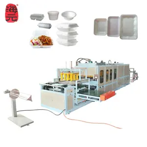 Máquina de formación al vacío de plástico para hacer platos de espuma desechables, caja de comida, plato, Bol, Bandeja para Huevos, nueva
