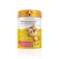 Lait en poudre fortifié pour bébés fourni par le fabricant TBG, enrichi en protéines de lactosérum, transformé et conditionné en boîtes pour enfants