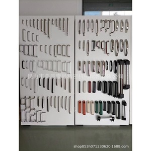 Charnières en alliage d'aluminium Hfc66 Hfc61 48 57 62 64 69, charnières de porte à 180 degrés avec 4 trous, design moderne pour applications de portes - Product Image 4