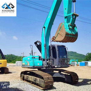 Pelle à chenilles d'occasion, bras Long en bon état, Kobelco Sk200D, pour les travaux de Construction - Product Image 1