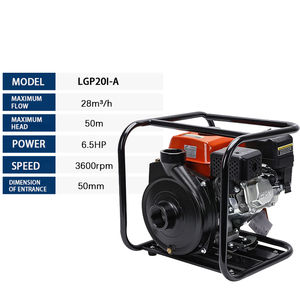 La bomba de motor de gasolina compacta QY facilita el riego de jardín y césped fácil de llevar - Product Image 2