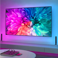Kit de rétroéclairage intelligent Banqcn RGB 12V 4K Magic Color avec boîtier de synchronisation, commande vocale et application pour écran d'ordinateur de bureau