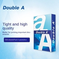 Papier copie A4 double A, 80 g/m², 500 feuilles/rame, blanc - pour imprimantes laser et jet d'encre.