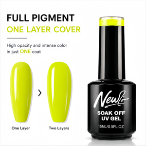 Productos Profesionales de Salón para <span class=keywords><strong>Uñas</strong></span> de Alta Calidad, Esmalte en Gel UV con Pigmentos Intensos Sin HEMA ni TPO - Product Image 4