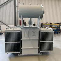 Transformateur de distribution triphasé immergé dans l'huile 35 kV 10 kV, monté sur socle, transformateur de puissance élévateur