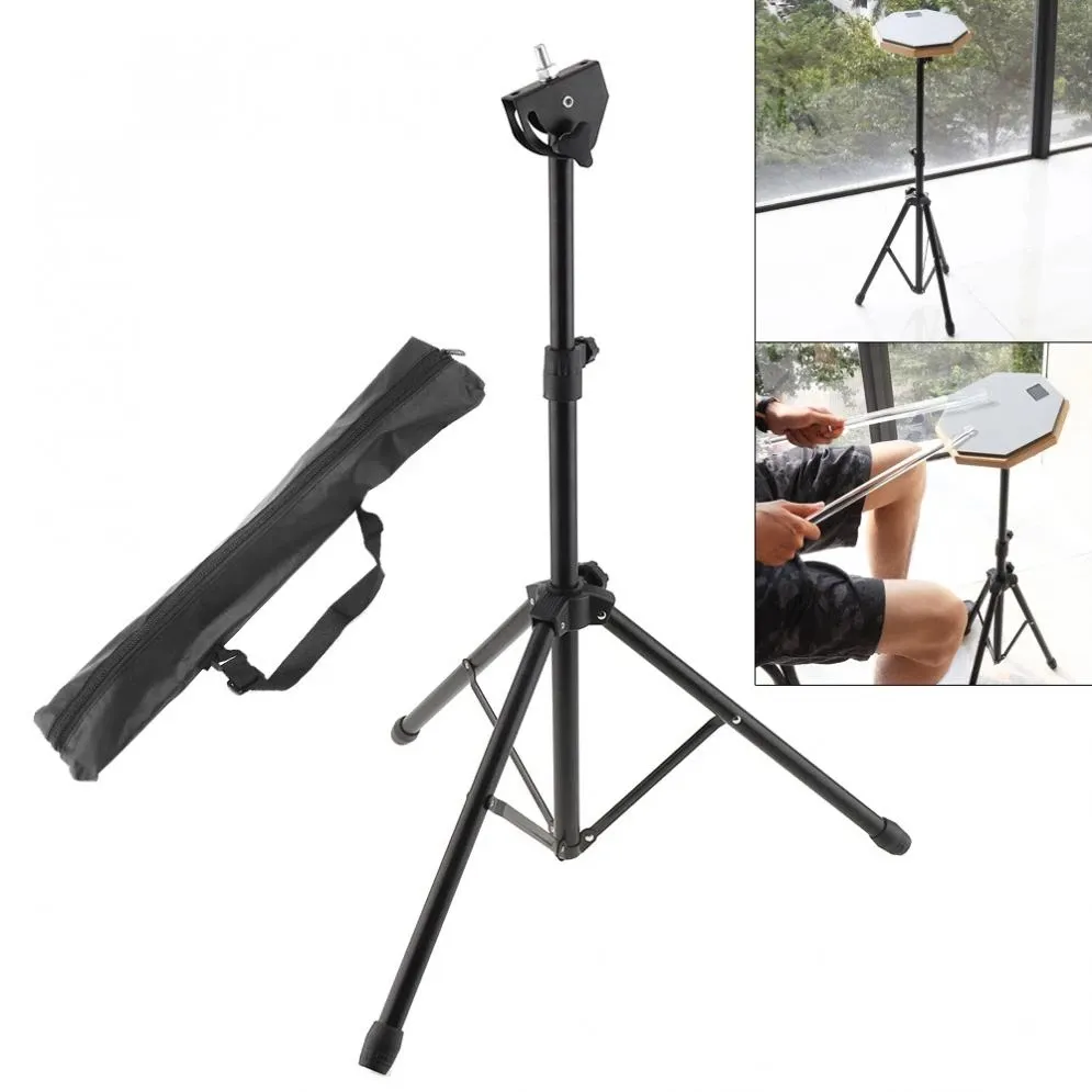 Verstellbarer Metalls tativ Dumb Drum Stand halter Practice Pad Rack Halterung für Musik ausrüstung Zubehör Befestigungs werkzeuge