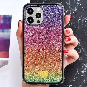 TPU morbido diamante Glitter <span class=keywords><strong>arcobaleno</strong></span> gradiente <span class=keywords><strong>Cover</strong></span> posteriore accessori di lusso Bling Bling custodia per telefono per <span class=keywords><strong>iPhone</strong></span> X 11 12 13 14 15 Pro - Product Image 3