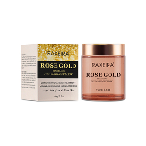 Mascarilla <span class=keywords><strong>Facial</strong></span> de Gel Desprendible Color Oro Rosa, Antienvejecimiento, Antiarrugas, Blanqueadora e Hidratante, <span class=keywords><strong>Precio</strong></span> al por Mayor - Product Image 1