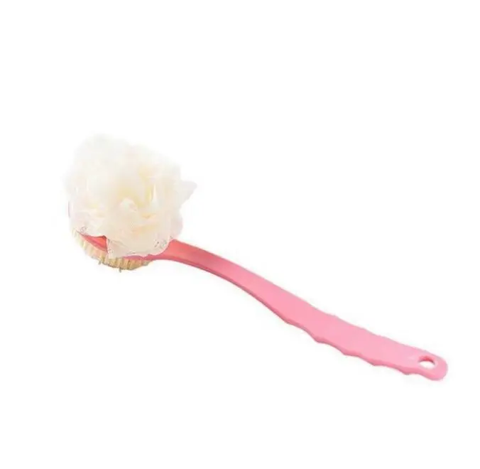 Wholesale Shower Body Brushes Sponges for Wet or Dry Double Side Long Handle Back Skin Exfoliating Bath