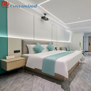 Set tempat tidur sederhana pemasok furnitur Hotel sepuluh atas Guangdong set kamar tidur Hotel Fairfield Inn - Product Image 2