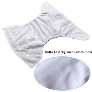 Prix de gros bas QUANTITÉ MINIMALE DE COMMANDE de poche de haute qualité <span class=keywords><strong>Lavable</strong></span> Bébé Couches Réutilisables Snap Tissu Respirant Bébé Couches/Couches - Product Image 3