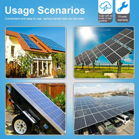 Panel Surya Bifacial Longi Hi-Mo 6 Explorer Lr5-72Htd 550-580W Efisiensi 22,5% Kaca Ganda Tersedia