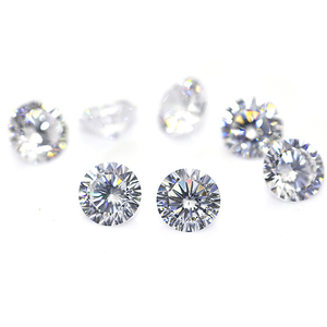 Trang Sức <span class=keywords><strong>CZ</strong></span>/Cubic Zirconia Trong Suốt/Trắng Hình Tròn Trực Tuyến Bán Sỉ Cửa Hàng - Product Image 4