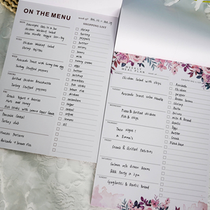Organizador de comida/Menú colgante personalizado, Bloc de notas, planificador de comidas de 60 hojas para nevera, planificador de comidas magnético y lista de comestibles - Product Image 5
