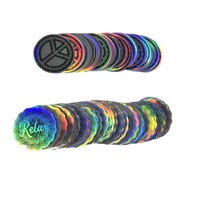 Rouleau d'étiquettes holographiques anti-contrefaçon 3D holographique personnalisé autocollant hologramme cercle original