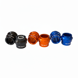 Distanziali ruota anteriore Husqvarna FE 350 16-25 20mm e 15mm materiale in alluminio cromato in lega arancione - Product Image 1