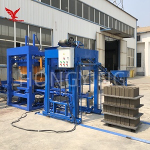 Automatic <strong>6</strong> Inches Hollow <strong>Block</strong> Making Machinery Concrete <strong>Cement</strong> Color Paver Solid Brick Moulding Maker Press <strong>Machine</strong> - Product Image 4