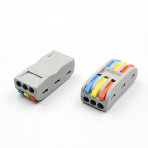 QPCT-<span class=keywords><strong>2</strong></span>-<span class=keywords><strong>3</strong></span> 250V 32A Blok Terminal Dorong Tanpa Alat Sambungan Cepat Otomotif <span class=keywords><strong>3</strong></span> Jalur - Product Image 3