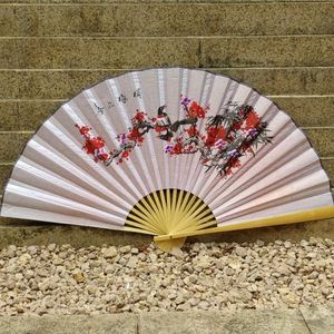 Éventail pliant en bambou naturel fait main de 90 cm, motif peint de personnage de film ou de série TV, idéal pour cadeau d'affaires ou décoration intérieure - Product Image 2