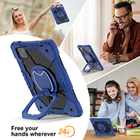 Étui robuste pour Xiaomi Pad 7 7 Pro 2024 avec support rotatif à 360°, sangle d'épaule, porte-stylo, antichoc, OEM ODM