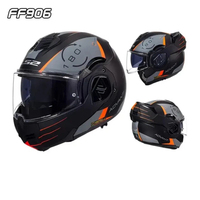 Casque de moto modulaire pour adulte LS2FF906, certifié DOT, avec pare-soleil double face, casque intégral ECE/DOT