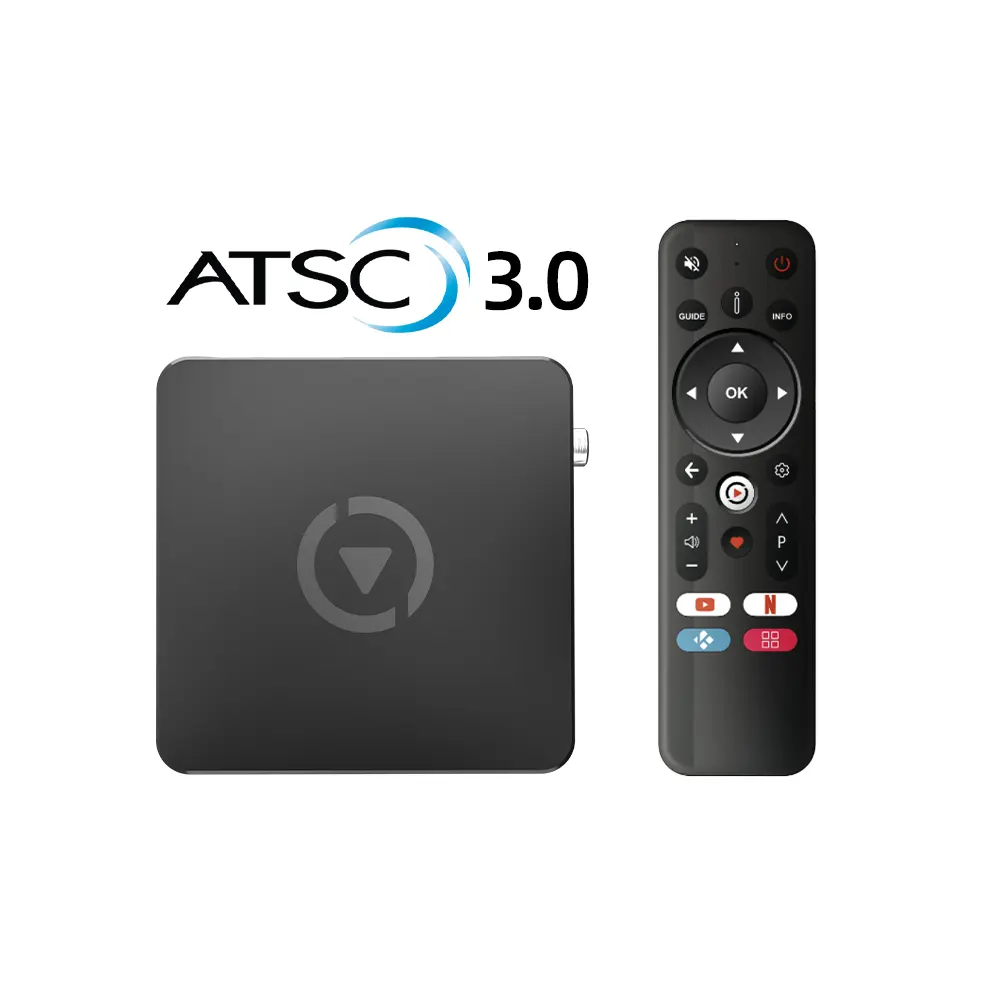 Bestverkopende Android 11 Atsc 3.0 H.265 Tv Box Hdr Tv-Interface 2 + 8Gb Atsc Usb Tuner