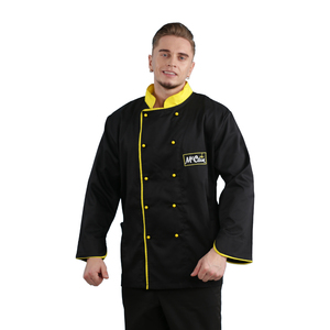 Veste de <span class=keywords><strong>chef</strong></span> <span class=keywords><strong>pâtissier</strong></span> à manches longues pour homme et <span class=keywords><strong>femme</strong></span>, uniforme uni et personnalisé - Product Image 5