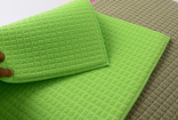 Serviette de salle à manger gaufrée serviette de table double face en fibre ultra fine serviette de table antidérapante à bon prix