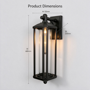 Lámpara de Pared LED Industrial Retro Americana, Impermeable, de Aluminio Fundido, con Pantalla de Vidrio, para Exteriores, Restaurantes, Hoteles - Product Image 4