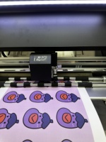 Máquina de Corte por Troquelado Servo de Alta Velocidad, 340 mm de Ancho, Alimentación Automática, Cortador de Vinilo para Etiquetas Ilimitadas, Posicionamiento QR, Anycut ZKSV370 220V
