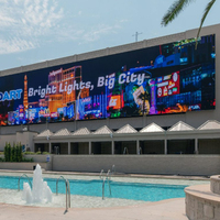 Écran LED d'affichage extérieur étanche à haute fréquence de rafraîchissement, écran LED haute définition à haute luminosité, mur vidéo LED pour la publicité dans les stades