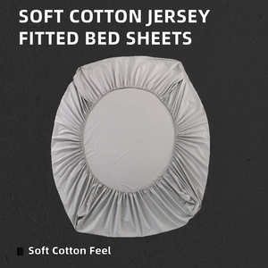 Draps de lit tissés en jersey de coton 100% à motif solide moderne, non jetables 233TC, personnalisables pour la maison, l'hôpital et l'hôtel. - Product Image 2