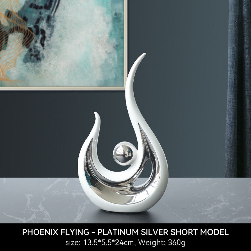 Phoenix Flying-Modèle Court Argent Blanc