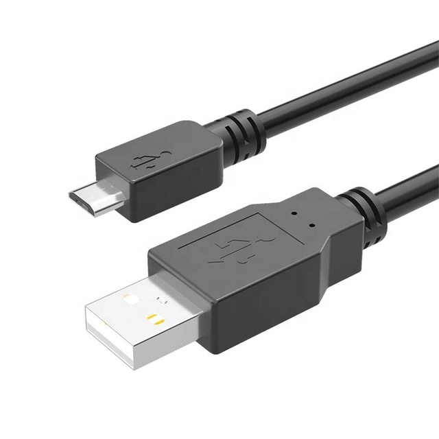 Custom USB 2.0 Micro B to USB Type a Male Charging Cable with Fast Charging & Smart Features for Mobile Phones Printers