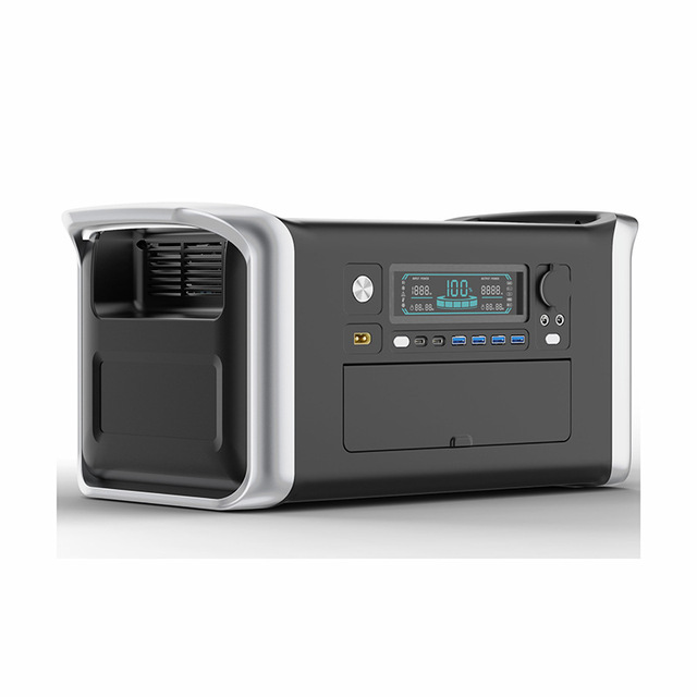 High Capacity Outdoor Camping Emergency Portable Power Stations 1000W Solar Power Station 2000W Power Generators